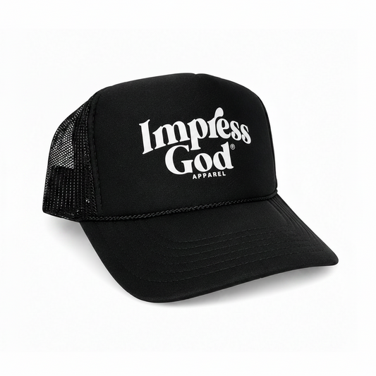 Signature Logo Trucker Hat | Black